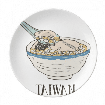 

Cold Drink Ice Food Taiwan Plate Decorative Porcelain Salver Tableware Dinner Dish