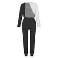 thumbnail image 6 of UAMVSH 2 Piece Sweatsuits Outfits Sets for Women Soft Jogging Workout Pants with Pockets Trendy Color Block Pullover Tops Long Sleeve Loungewear(X-LargeDark Gray), 6 of 7