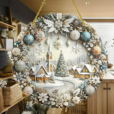 

Black and Friday Deals 2024 Clearance Under $10 Christmas Round Acrylic Hanging Wall Decoration Art Pendant Bedroom Porch Listing