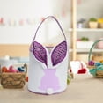 thumbnail image 6 of YHAICO Easter Basket Buckets Easter Basket Rabbits-Shaped Gift Baskets Baskets with Handle Colorful Fillable Egg Surprise Luminous Easter Decorations Easter Eggs Carrying Baskets, 6 of 6