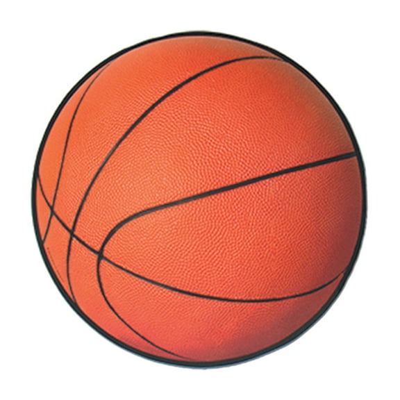 Party Central Club Pack of 24 Orange and Black Basketball Cutout Championship Game Party Decorations