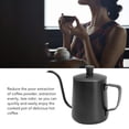 thumbnail image 3 of Bouilloire à Café Col de Cygne, Design Ergonomique, Cafetière Richement Texturée, Théière à Main en Acier Inoxydable 304 pour Maison, Bureau, Café, Camping, 3 of 7