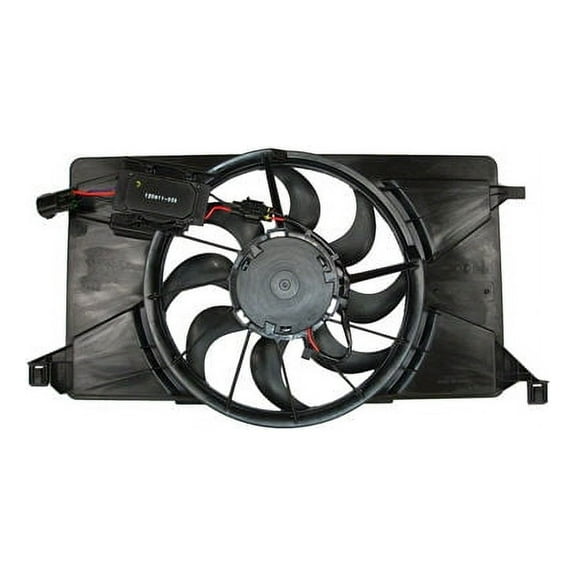 Radiator Fan Assembly - Compatible with 2012 - 2018 Ford Focus 2.0L L4 Naturally Aspirated 2013 2014 2015 2016 2017