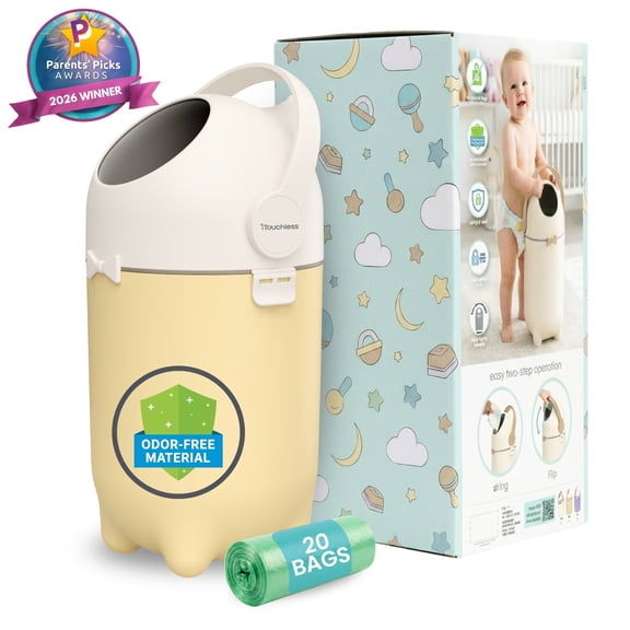 iTouchless Odorless Diaper Pail (Sand Almond)