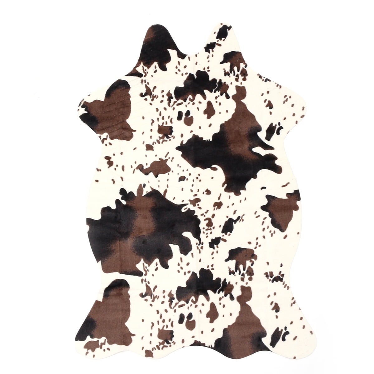 cow print rug