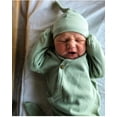 thumbnail image 3 of Fortune Baby Silkworm Cocoon Type Newborn Wrap Comfort Sleeping Bag Hat Set, 3 of 6