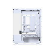 Phanteks Evolv X2, Mid-Tower Gaming Chassis, Vertical Cooling System, See-through Tempered Glass Chassis, Brushed Aluminum interior panel with Integrated D-RGB Lighting, Silver White