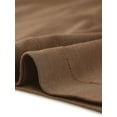 thumbnail image 5 of Agnes Orinda Women's Plus Size Long Sleeves Tops V Neck Loose Button Decor Blouses 5X Brown, 5 of 8