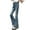 Blue, variant on SUYOLL Children Girls Trousers High Elastic Waist Flare Leg Pants Casual Long Wide Bag Jeans Quick Dry Active Trousers