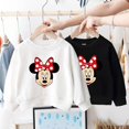 thumbnail image 3 of Camiseta de manga larga con estampado de Minnie para bebé, camiseta informal holgada, Tops de manga larga, Sudadera con cuello redondo, color Beige, Unisex, primavera y otoño, 3 of 4