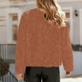 thumbnail image 3 of Womens Coats Long Sleeve Zipper Solid Color Casual Jacket Cardigan Coat,Coats for Women Brown M, 3 of 5