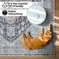 thumbnail image 6 of GLN Rugs Taxila - Indoor, Machine Washable Area Rug 9'x12' Turkish Brown/Gray Home Carpet, 6 of 8