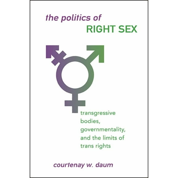 Suny Queer Politics and Cultures The Politics of Right Sex: Transgressive Bodies, Governmentality, and the Limits of Trans Rights, (Hardcover)
