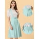 thumbnail image 2 of INSPIRE CHIC Vestido General De Cintura Elástica Con Tirantes Y Tirantes Para Mujer Verde claro XL, 2 of 5