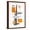 Brown Frame, variant on Art.com Rauth in Orange Art Print by Tonya Newton, 24" x 36"