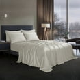 thumbnail image 3 of Modern Threads 6-Piece Dove Satin Sheet Set with Organizer Box, King, 3 of 6
