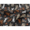 thumbnail image 4 of oneOone Viscose Jersey Gray Fabric Cat Dress Material Fabric Print Fabric By The Yard 60 Inch Wide-R6L, 4 of 5