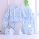 thumbnail image 3 of 7 unids / set de trajes de cuerpo para bebés én nacidos, niñas y , conjunto de ropa de dibujos animados de suave, ropa de o Azul Baoblaze Ropa infantil casual, 3 of 8
