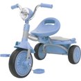 thumbnail image 6 of Ubravoo Toddler Foldable Tricycle Trike with Pedals PU Wheels Cool Lights,1-5 Years  Girls Boys,Blue, 6 of 8