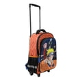 thumbnail image 2 of Naruto Anime Characters Youth 16" Orange Rolling Backpack, 2 of 7