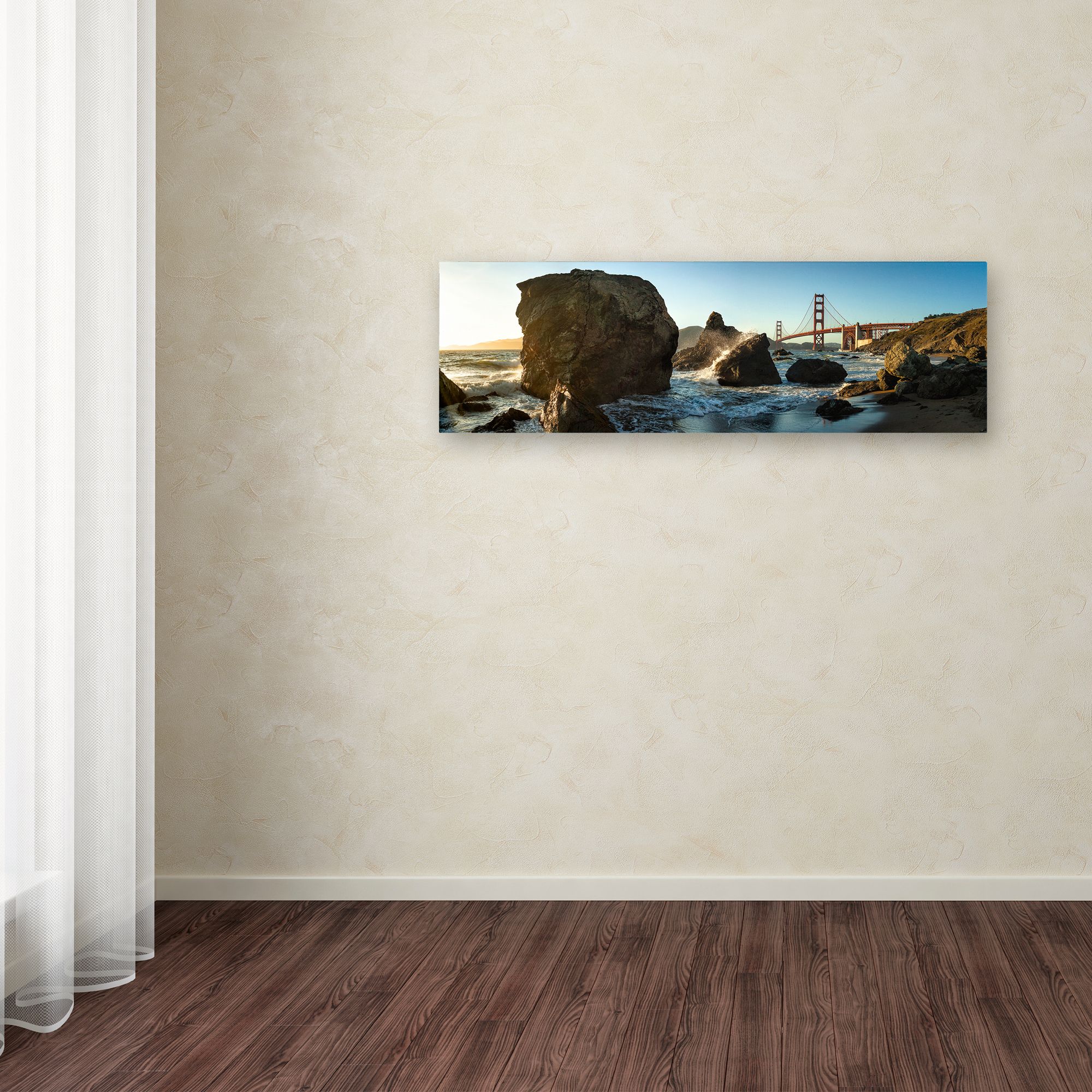 Michael Kaupp 'The Golden Gate Bridge' Canvas Art
