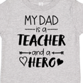 thumbnail image 4 of Inktastic My Dad is a Teacher and a Hero Boys or Girls Toddler T-Shirt, 4 of 5