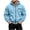G03 - Blue, variant on Multi Pocket Full Zip Hoodie for Men, Chest Zip and Sleeve Flap Pockets, Casual Long Sleeve Sweatshirt Jacket, G05 - Dark Gray, Large