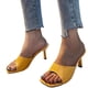 thumbnail image 3 of Sandalias altas con punta abierta y tacón alto para mujer Nuevos productos de verano Sandalias altas con punta de tacón fino Wmkox8yii  shjk575, 3 of 5