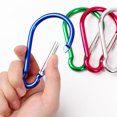 thumbnail image 6 of 5 Pcs Outdoors Camp Aluminum Alloy Clip Hook Carabiner Blue Silver Tone Red 4", 6 of 7