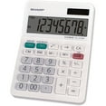 thumbnail image 5 of Sharp Elsi Mate EL-310WB - Desktop calculator - 8 digits - solar panel, battery - white, 5 of 5