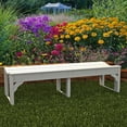 thumbnail image 4 of POLYWOOD&reg; Traditional Recycled Plastic Backless Garden Bench, 4 of 5