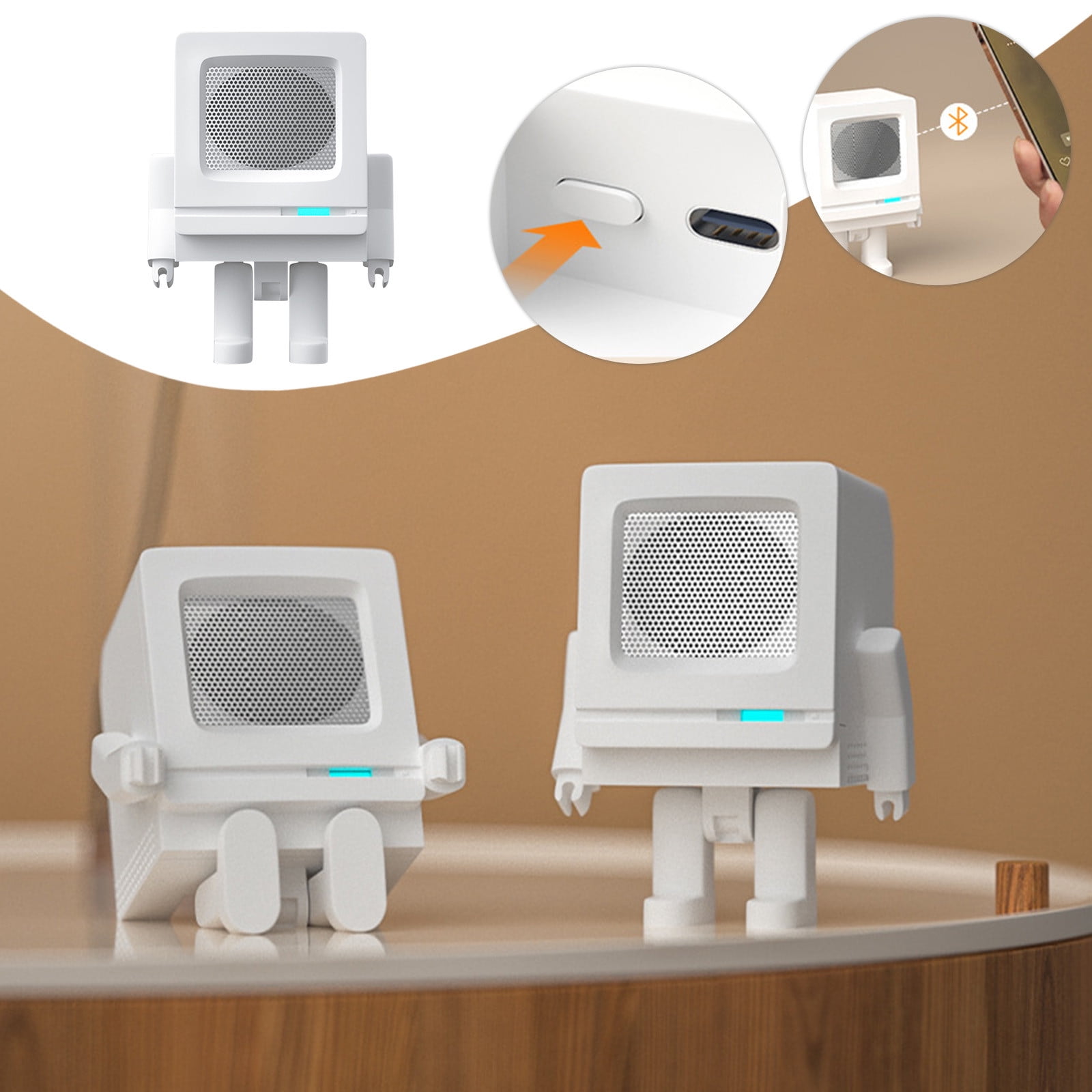 Novelty And Cute High-quality Bluetooth Small Speaker Robot USB