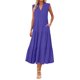 thumbnail image 1 of Vestido fluido con cuello en V y corte en A para mujer - Ligero, ideal para la playa o el brunch, poliéster y spandex, tallas S-XXXL, 1 of 7