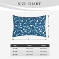 thumbnail image 4 of Daiia Octopus And Whale Bedding Waterproof Pillow Protector Zippered Queen – Bed Bug Proof Pillow Encasement-14"x20", 4 of 6
