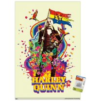 DC Comics Movie The Suicide Squad - Harley Quinn Wall Poster with Pushpins, 22.375" x 34"