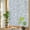 Gray, variant on Grey Floral Window Privacy Film, Ethnic Middle East Stained Glass Rainbow Film Decorative Window Clings, Static Cling Sun Blocking Stickers 23.6" x 59"