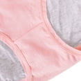 thumbnail image 4 of Xihbxyly Period Underwear for Women Menstrual Panties Womens Leak Proof Mid Waist Cotton Postpartum Ladies Panties Briefs Girls Large Solid Color Leak Proof Menstrual Underwear, 4 of 7