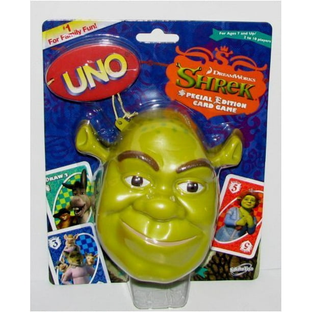 Original Shrek Special Edition Uno Card Game Set In Collectible Shrek Case Original Shrek Special Edition Uno Card Game By Sababa Toys Walmart Com Walmart Com