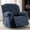 Blue, variant on Sfxingyou Large Power Swivel Rocker Recliner with Massage and Heat, USB Port,Overstuffed Electric Rocking Chairs Living Room(Grey)