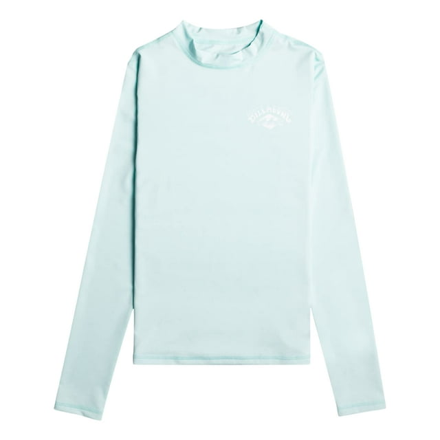 Billabong Womens Core Loose Fit Long Sleeve Rashguard - Pure Aqua | Large