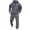 Grey, variant on Men's Autumn Winter Casual Fashion Letter Print Hooded Sweatshirt Long Sleeve Pullover Top