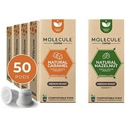 Caramel + Hazelnut Coffee | 60 Count Bundle | Arabica, Single-Origin, High-Grown | Espresso & Lungo | Originalline | Compostable Nespresso Compatible Pods