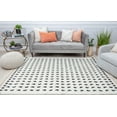 thumbnail image 4 of Rugs America BT15B Calm Creation Dots Modern White Area Rug, 2'6" x 4', 4 of 6