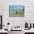 thumbnail image 3 of Epic Graffiti 'Cliff Walk At Pourville' by Claude Monet, Giclee Canvas Wall Art, 16"x12", 3 of 8