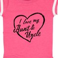 thumbnail image 4 of Inktastic I Love My Aunt and Uncle in Black Chalk Heart Boys or Girls Baby Bodysuit, 4 of 5