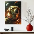 thumbnail image 5 of Labrador Retriever Space Poster Wall Art Funny Dog - Labrador Retriever Dog Canvas Wall Art For Bedroom Decor - Colorful Wall Art - Dog Bathroom Wall Art, 5 of 6