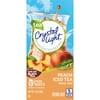 Crystal Light Peach Iced Tea Sugar Free Drink Mix, 6 Ct Pitcher Packets