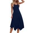 thumbnail image 6 of Zeagoo Sleeveless Dress for Women Casual Tank Midi Dress Crew Neck Flowy Dress Aline Tshirt Dress Ethnic Dress Cruise Dress Beach Sundress, 6 of 6