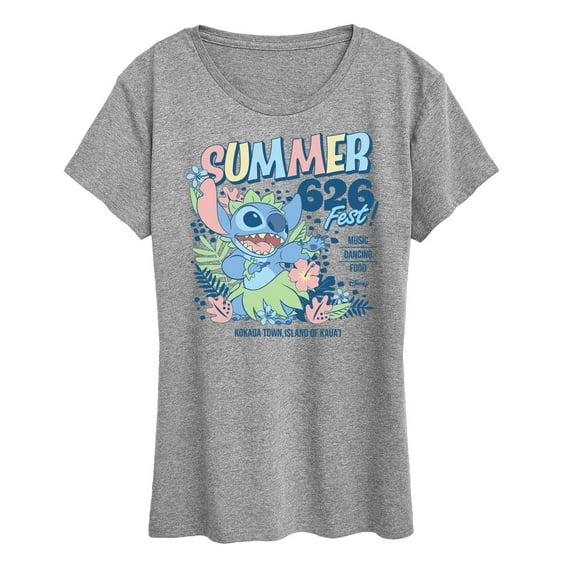 Lilo & Stitch - Summer 626 Fest - Women's Short Sleeve Graphic T-Shirt