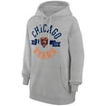 thumbnail image 2 of Women's G-III 4Her by Carl Banks Heather Gray Chicago Bears City Graphic Team Fleece Pullover Hoodie, 2 of 4